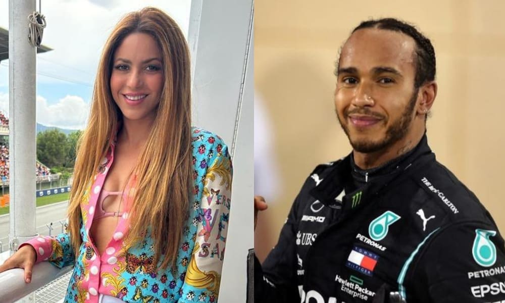 Lewis Hamilton fue visto con una modelo mientras Shakira estaba en