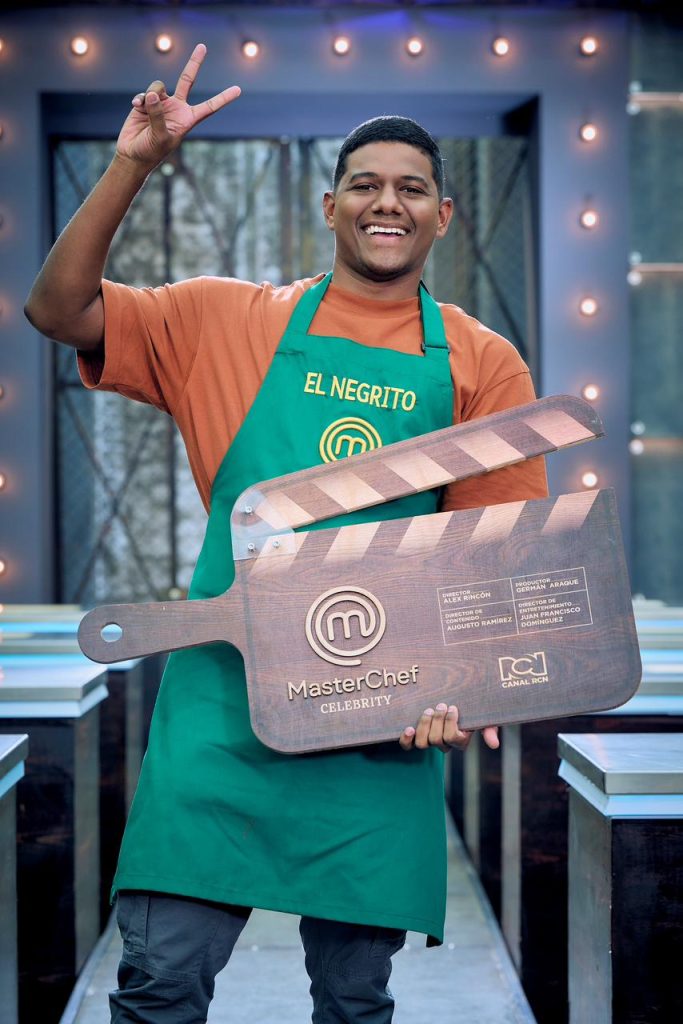 ‘El Negrito’ vallenato que conquistó la cocina de Masterchef Celebrity